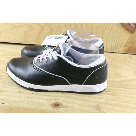 New Nike Sneakers Womens 7 Lunarlon Black Duet Classics Spikeless GOLF Shoes - Picture 2 of 10